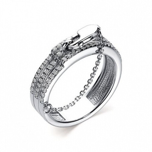 Кольцо из серебра с фианитами Ювелирное изделие - Кольцо из серебра с фианитами в магазине Best-Gold 024991