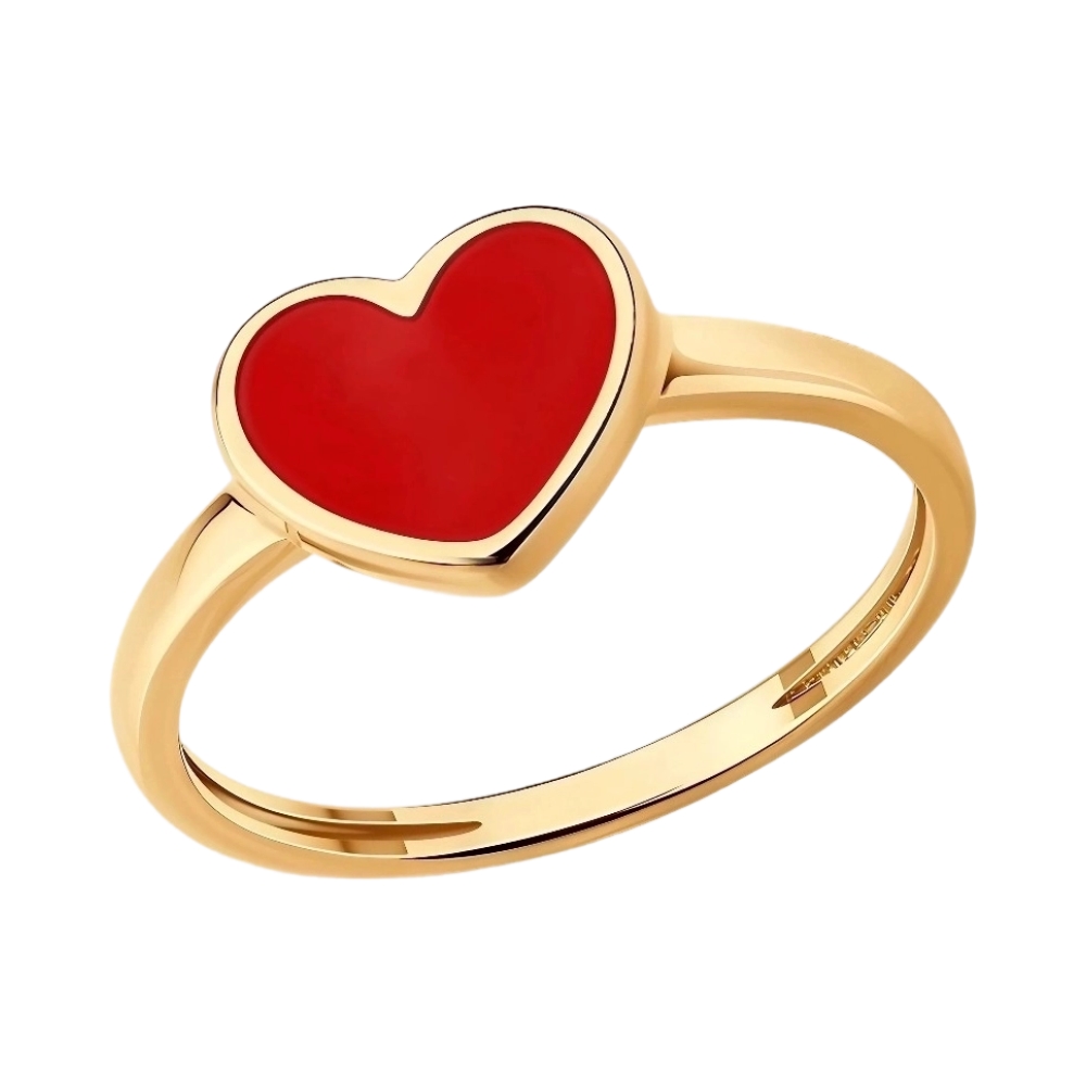 Ювелирное изделие - Кольцо из серебра с эмалью в магазине Best-Gold 152728