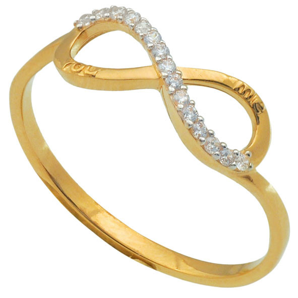 Ювелирное изделие - Кольцо из красного золота с фианитами в магазине Best-Gold 057114