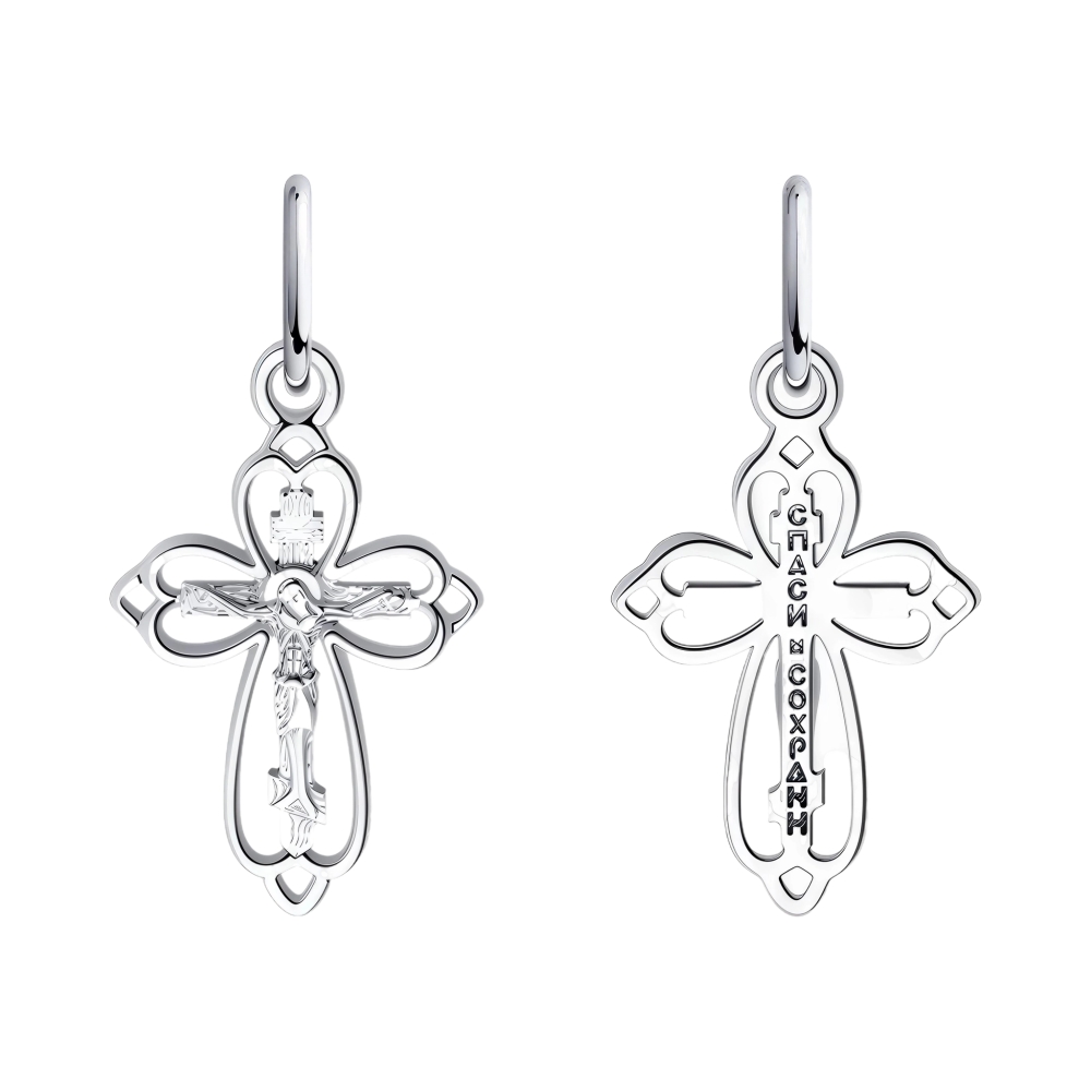 Ювелирное изделие - Крест из серебра в магазине Best-Gold 151887