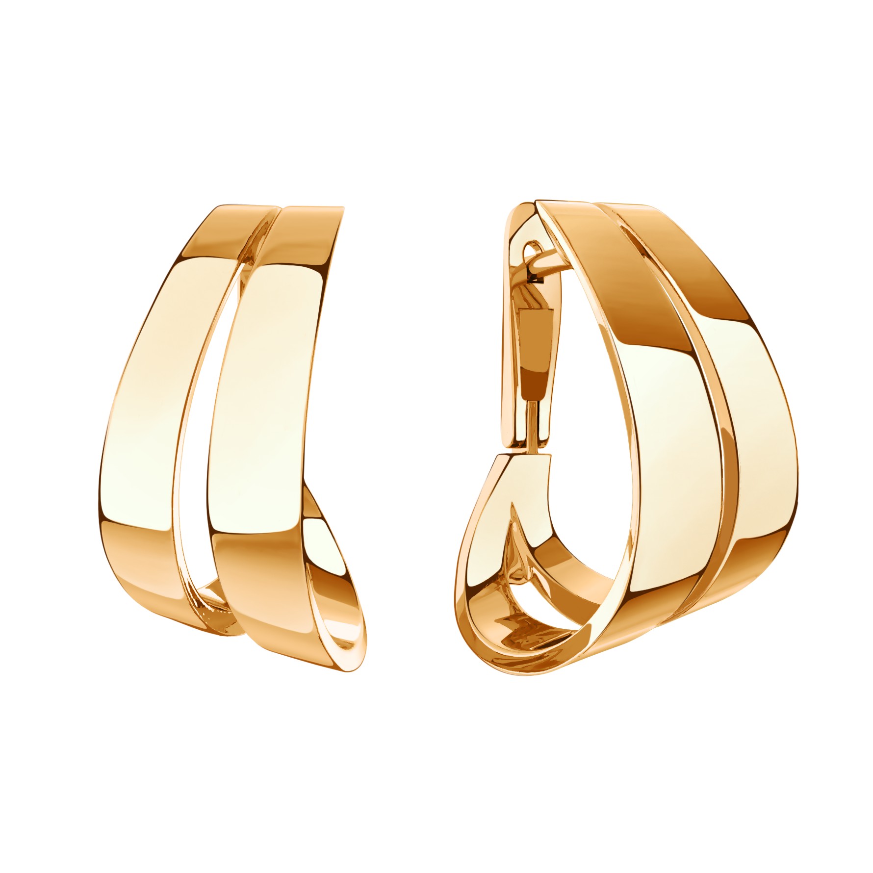Ювелирное изделие - Серьги из красного золота в магазине Best-Gold 126777