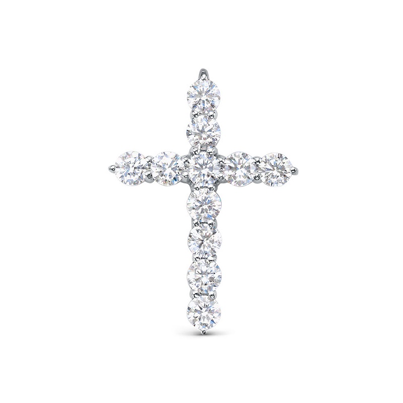 Ювелирное изделие - Крест из серебра с фианитами в магазине Best-Gold 157911