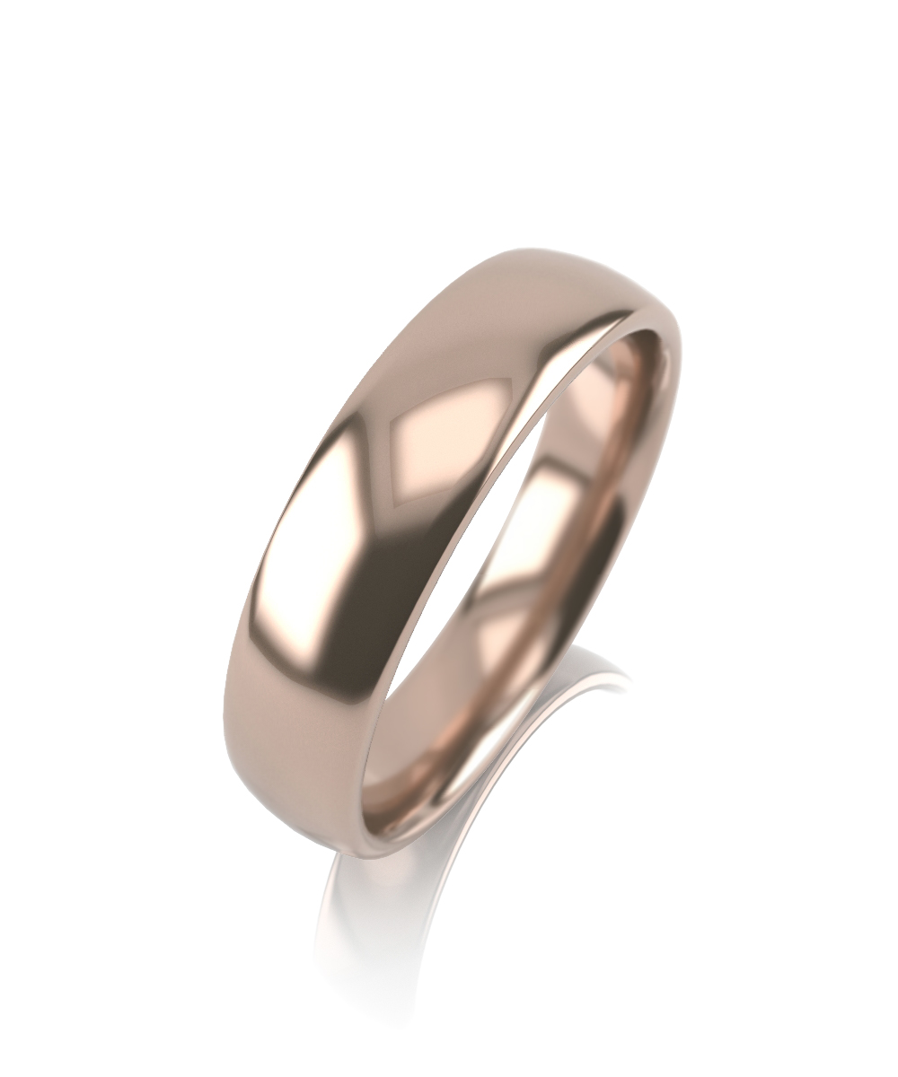 Обручальное кольцо классическое из красного золота Ювелирное изделие - Обручальное кольцо классическое из красного золота в магазине Best-Gold 034516
