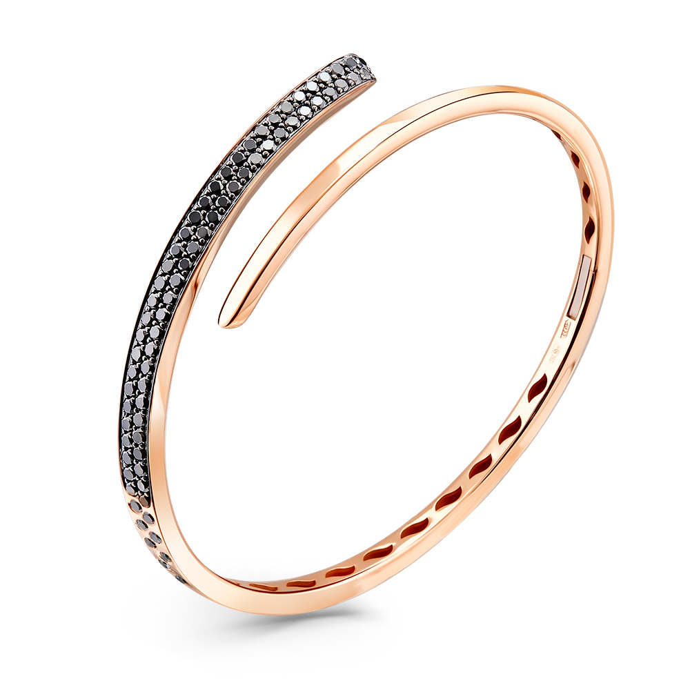 Ювелирное изделие - Браслет в красном золоте с бриллиантами в магазине Best-Gold 132683