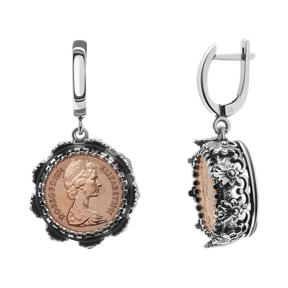 Серьги из серебра Ювелирное изделие - Серьги из серебра в магазине Best-Gold 153296