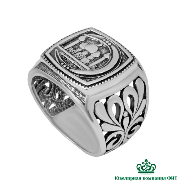 Ювелирное изделие - Мужская печатка из серебра в магазине Best-Gold 153368