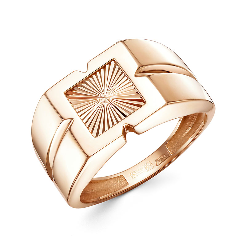 Мужская печатка из красного золота Ювелирное изделие - Мужская печатка из красного золота в магазине Best-Gold 147355