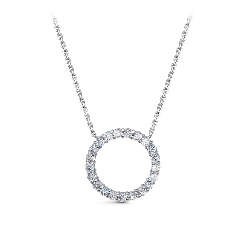 Ювелирное изделие - Колье из серебра с фианитами в магазине Best-Gold 033272