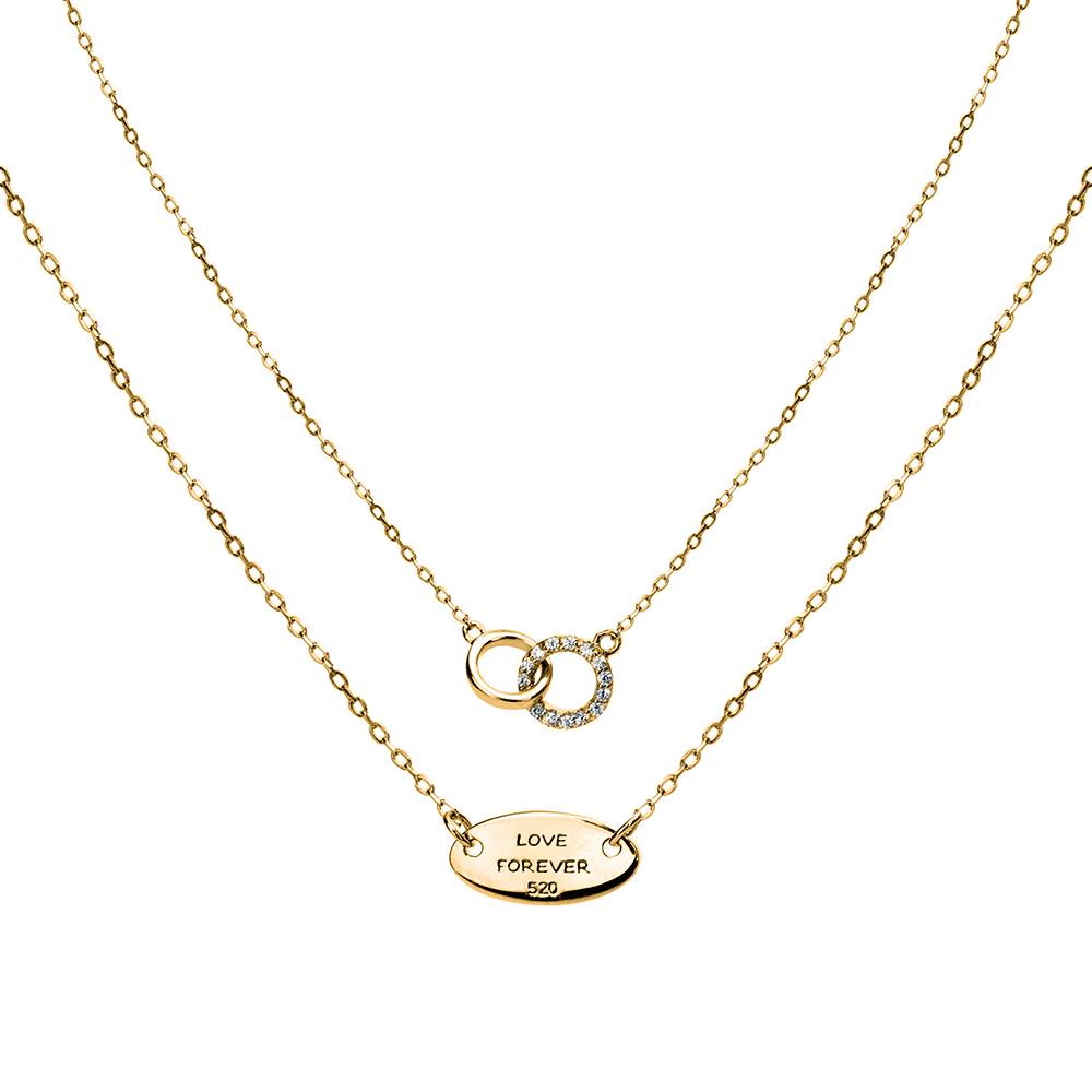 Ювелирное изделие - Колье из серебра с фианитами в магазине Best-Gold 097050