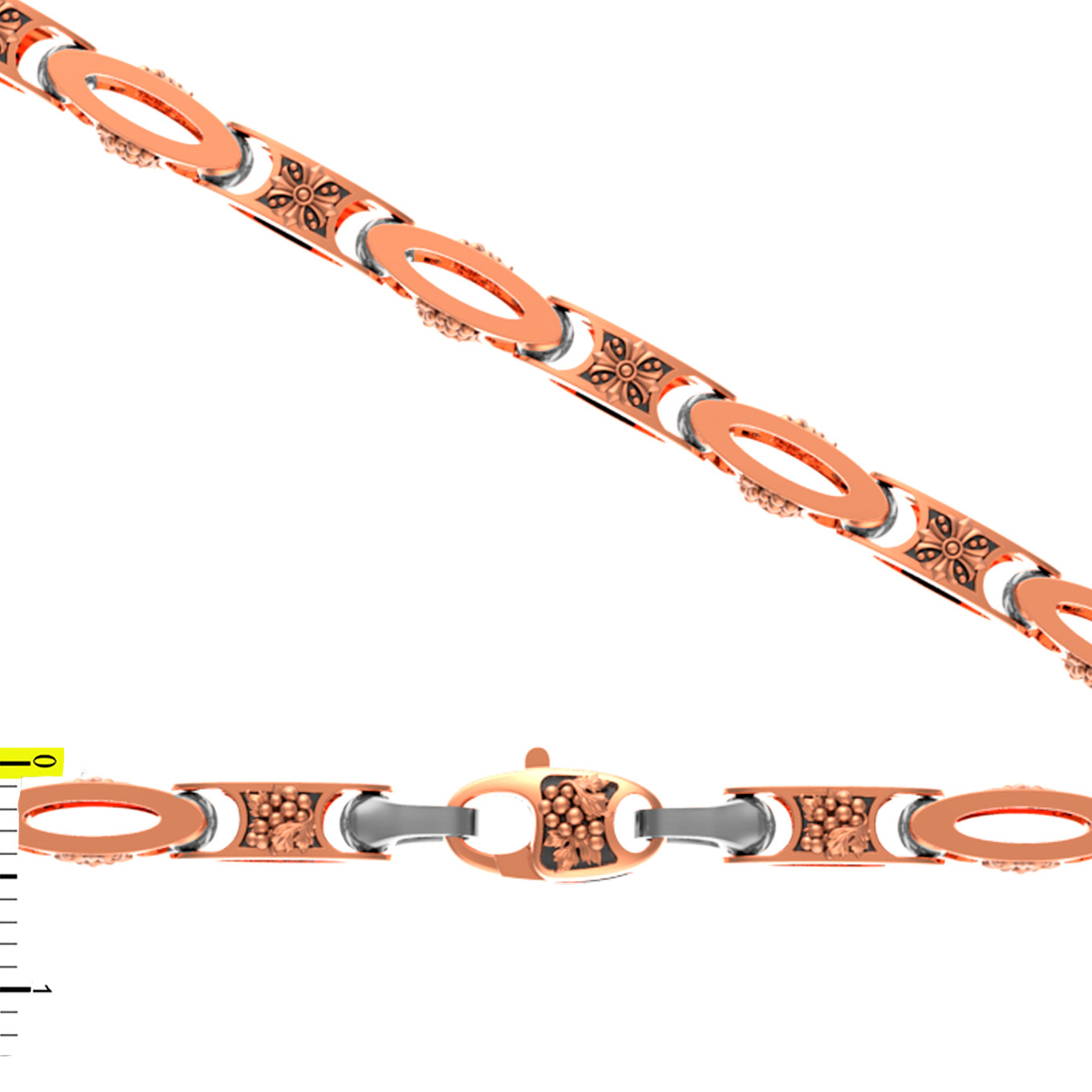 Ювелирное изделие - Цепь из красного золота в магазине Best-Gold 155054