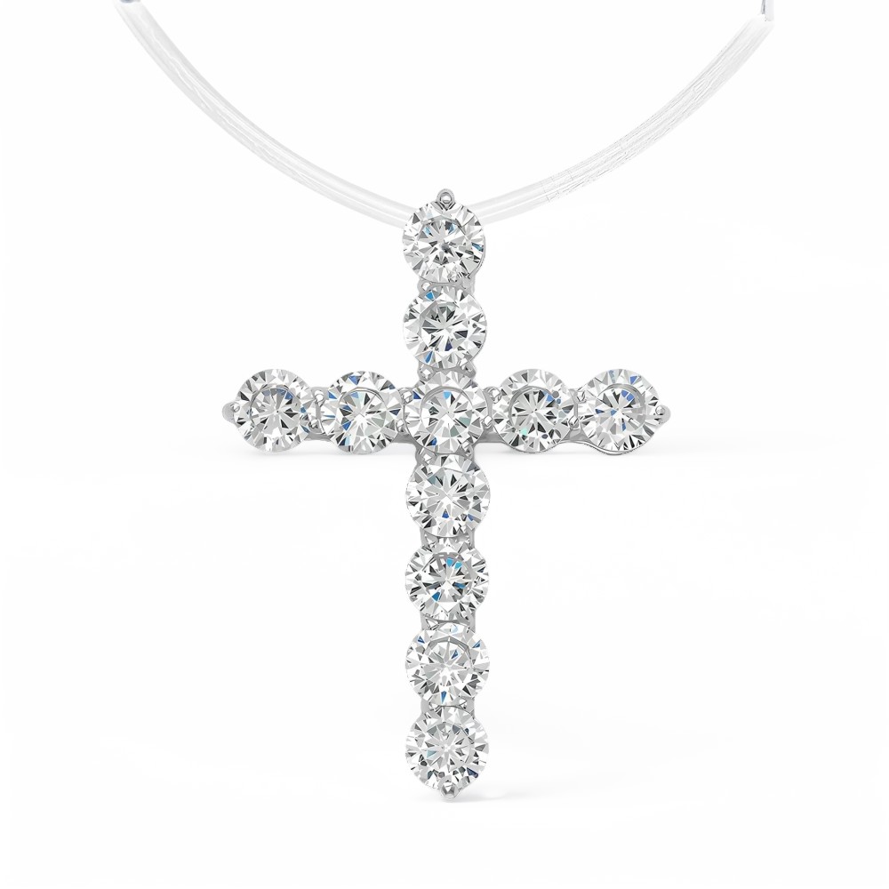 Колье из серебра с фианитами Ювелирное изделие - Колье из серебра с фианитами в магазине Best-Gold 146883