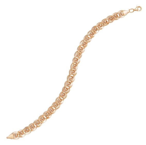 Ювелирное изделие - Цепь из красного золота, плетение Нонна-бисмарк в магазине Best-Gold 080865