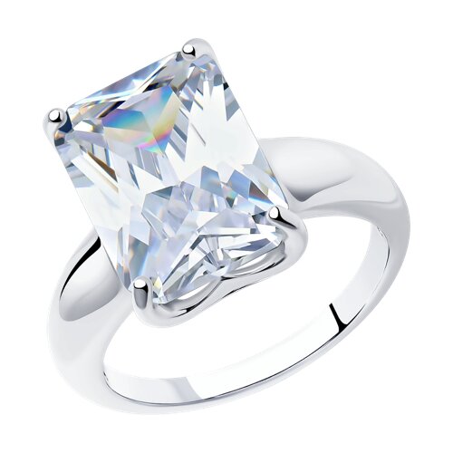 Кольцо из серебра с  фианитами Ювелирное изделие - Кольцо из серебра с  фианитами в магазине Best-Gold 007109