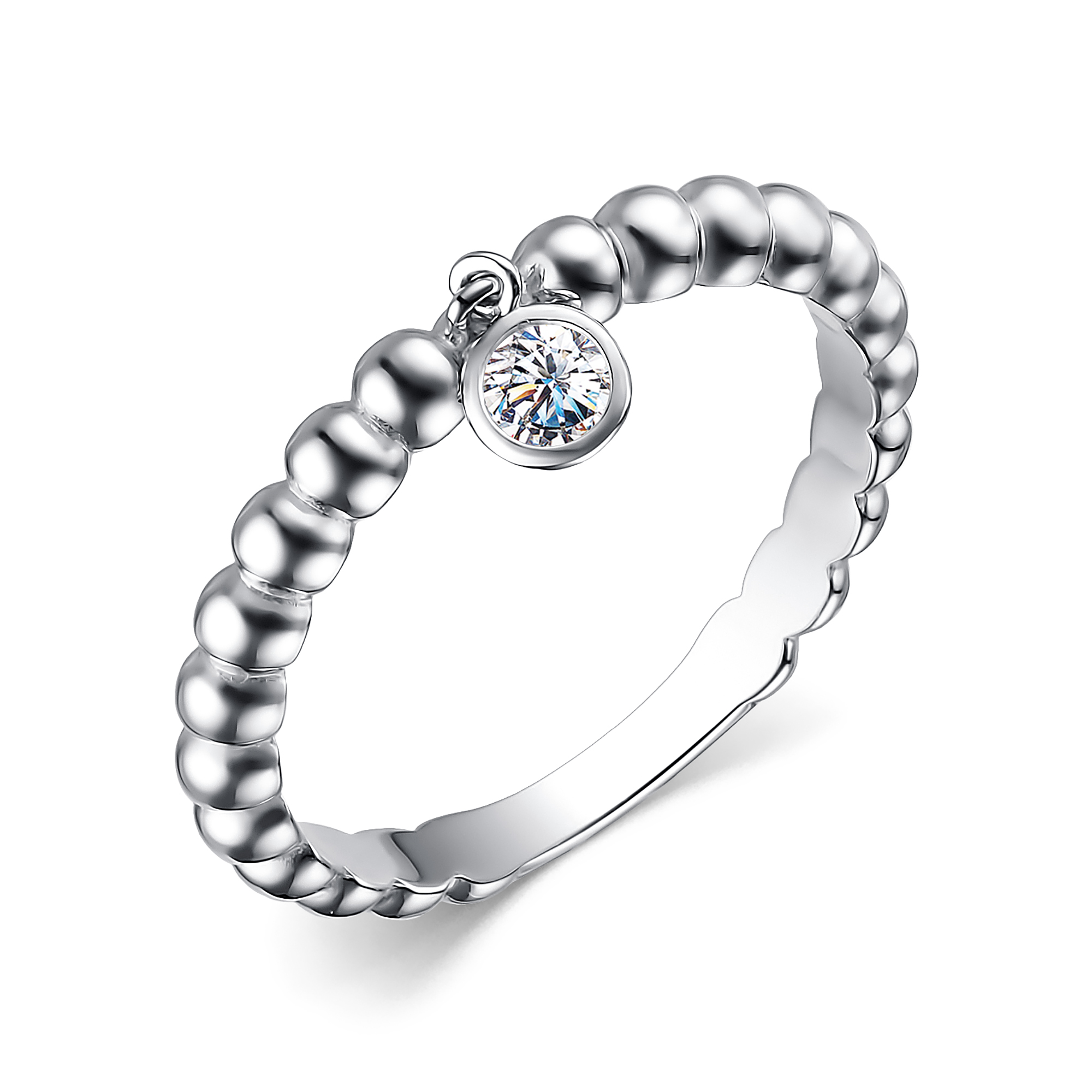 Кольцо из серебра с фианитами Ювелирное изделие - Кольцо из серебра с фианитами в магазине Best-Gold 134712