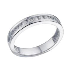 Ювелирное изделие - Кольцо из белого золота с бриллиантами в магазине Best-Gold 143285