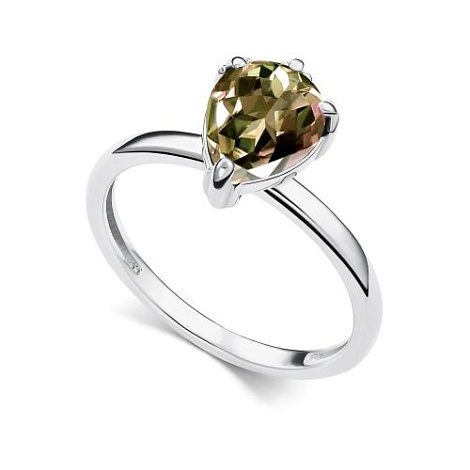 Кольцо из серебра с султанитом