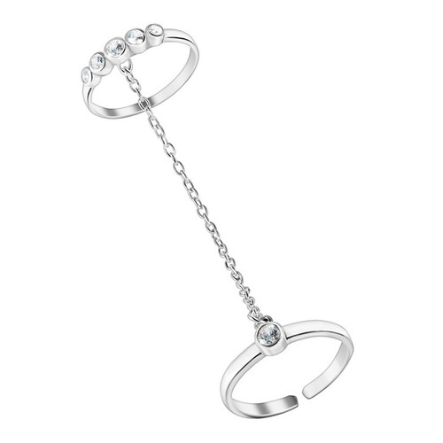 Кольцо из серебра с фианитами Ювелирное изделие - Кольцо из серебра с фианитами в магазине Best-Gold 118735