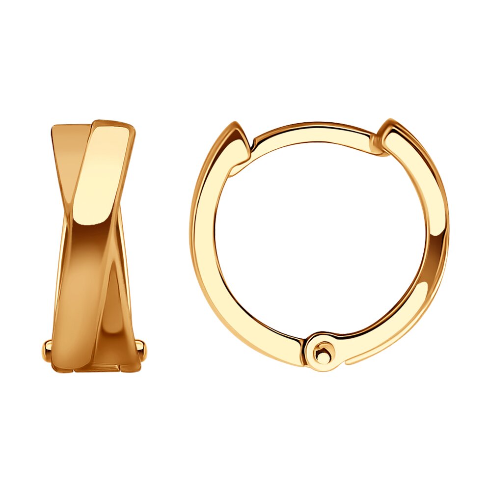 Серьги из красного золота Ювелирное изделие - Серьги из красного золота в магазине Best-Gold 123940