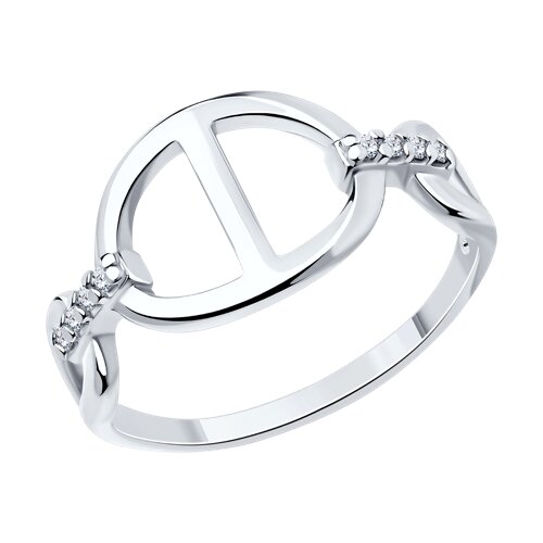 Кольцо из серебра с фианитом Ювелирное изделие - Кольцо из серебра с фианитом в магазине Best-Gold 031287