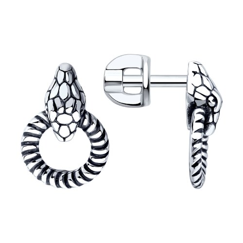 Серьги из серебра Ювелирное изделие - Серьги из серебра в магазине Best-Gold 151901