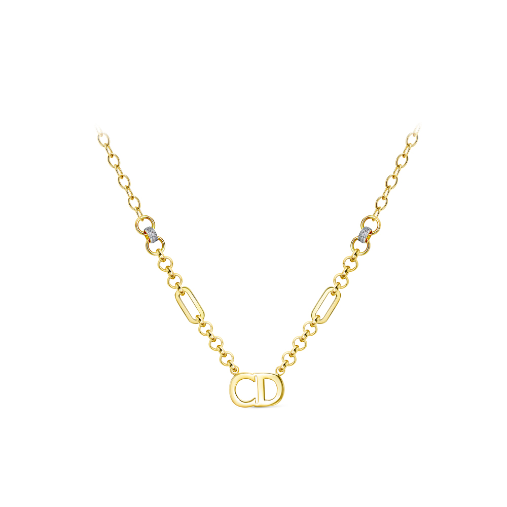 Колье из красного золота с фианитами Ювелирное изделие - Колье из красного золота с фианитами в магазине Best-Gold 130998