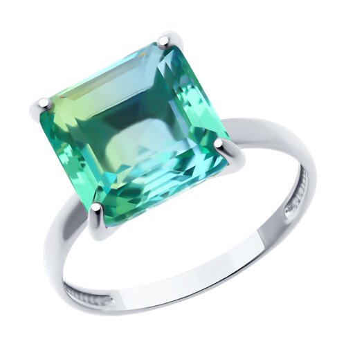 Кольцо из серебра с ситаллом Ювелирное изделие - Кольцо из серебра с ситаллом в магазине Best-Gold 141162