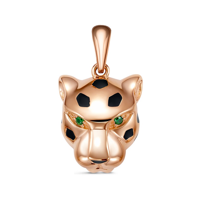 Подвеска в красном золоте с фианитами Ювелирное изделие - Подвеска в красном золоте с фианитами в магазине Best-Gold 140935