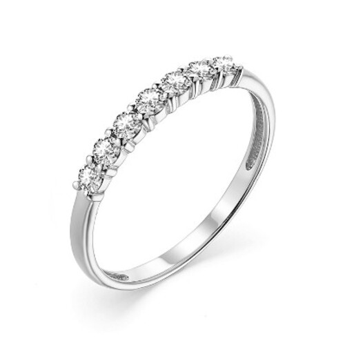 Ювелирное изделие - Кольцо из белого золота с бриллиантами в магазине Best-Gold 059636