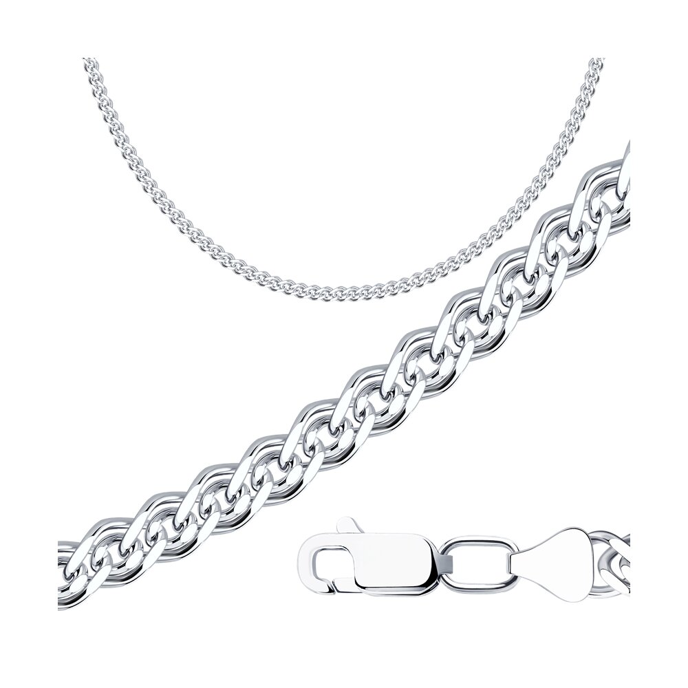 Цепь из серебра плетение Нонна Ювелирное изделие - Цепь из серебра плетение Нонна в магазине Best-Gold 005774