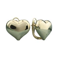 Серьги из желтого золота