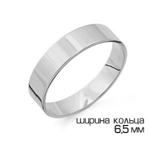 Ювелирное изделие - Обручальное кольцо из белого золота в магазине Best-Gold 068528