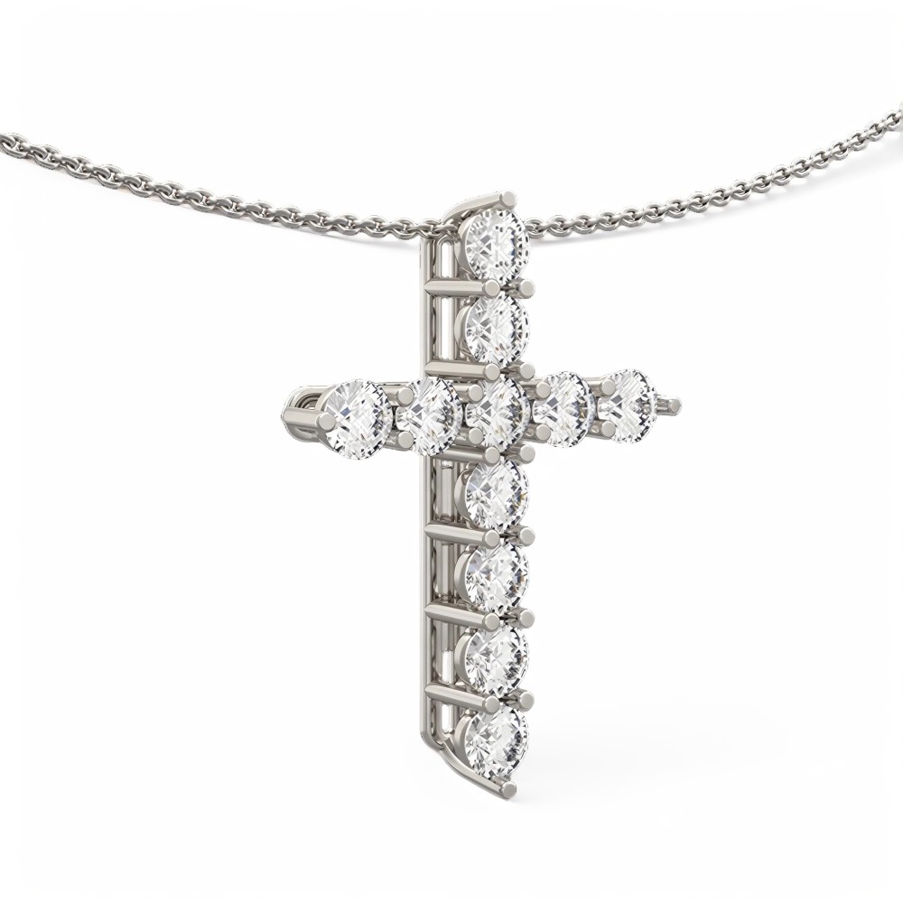 Ювелирное изделие - Колье из белого золота с бриллиантами в магазине Best-Gold 155475