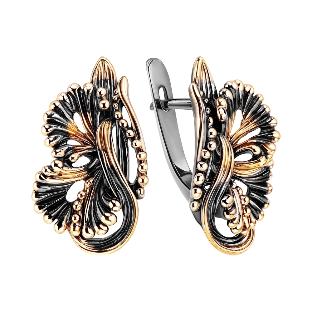 Серьги из серебра Ювелирное изделие - Серьги из серебра в магазине Best-Gold 134255