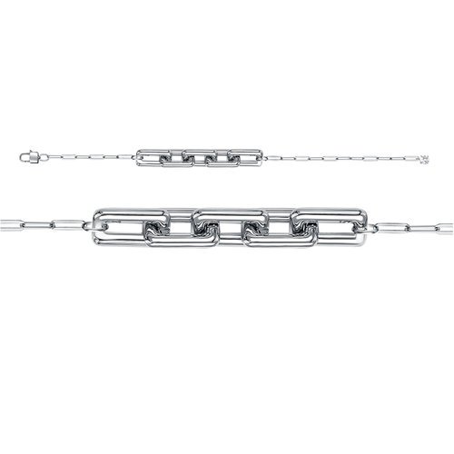 Ювелирное изделие - Браслет из серебра с фианитом в магазине Best-Gold 141145