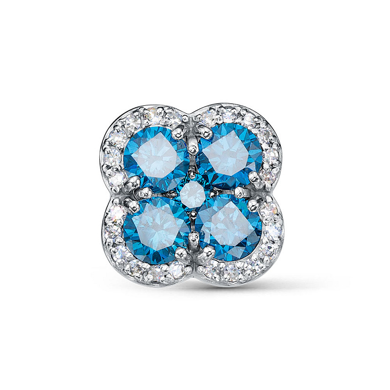 Ювелирное изделие - Подвеска из белого золота с бриллиантами в магазине Best-Gold 153816