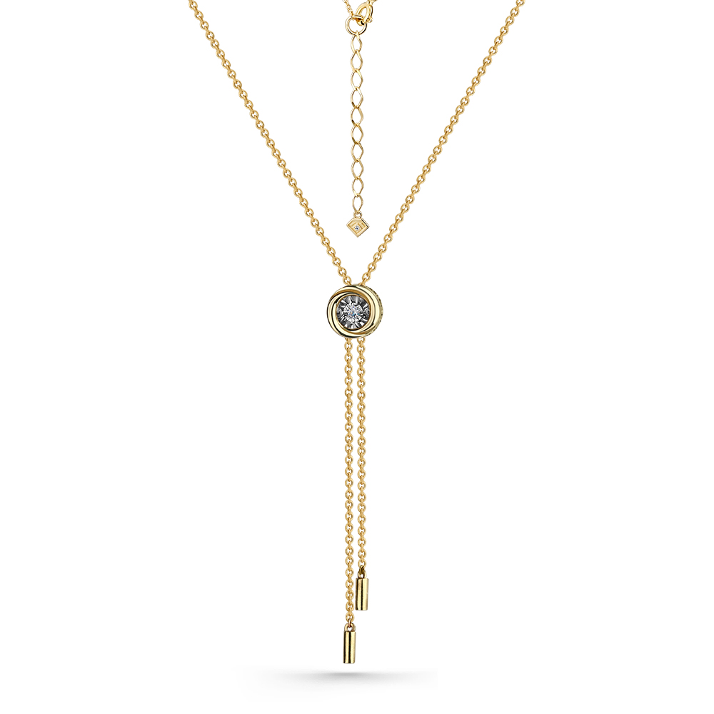 Ювелирное изделие - Колье из желтого золота с бриллиантами в магазине Best-Gold 144259