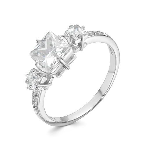 Кольцо из серебра с фианитами Ювелирное изделие - Кольцо из серебра с фианитами в магазине Best-Gold 145050