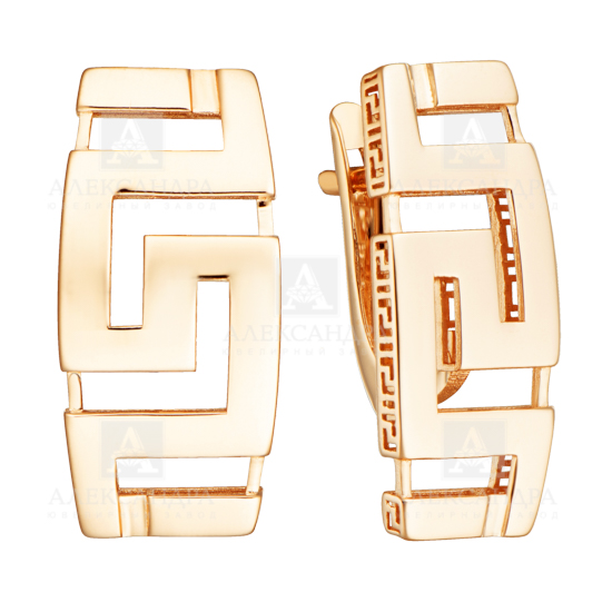 Ювелирное изделие - Серьги из красного золота в магазине Best-Gold 154329