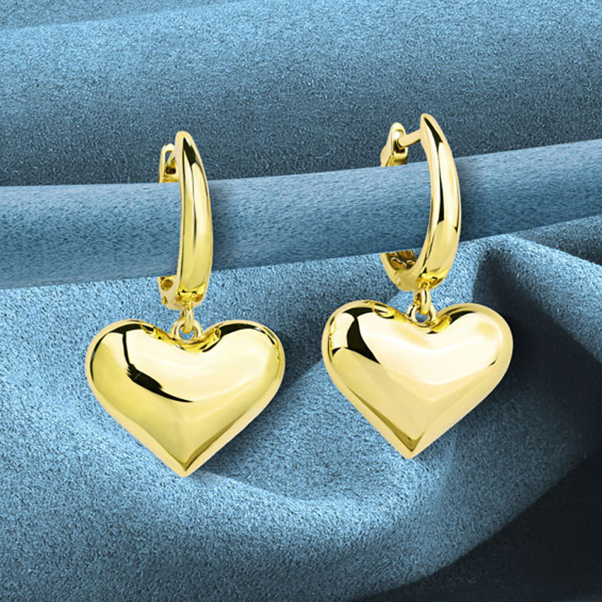 Серьги из желтого золота