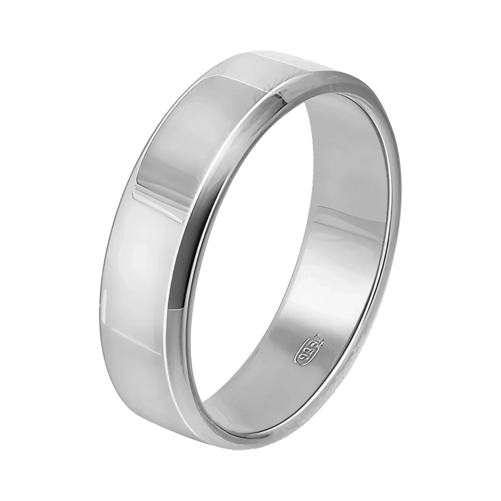 Ювелирное изделие - Обручальное кольцо из серебра в магазине Best-Gold 134640