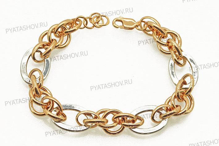 Ювелирное изделие - Браслет из комбинированного золота в магазине Best-Gold 123253