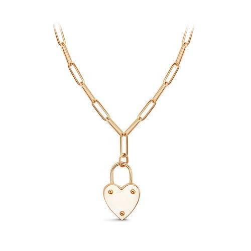Ювелирное изделие - Колье из красного золота с фианитом в магазине Best-Gold 095371