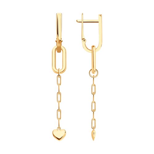 Серьги из красного золота Ювелирное изделие - Серьги из красного золота в магазине Best-Gold 149740