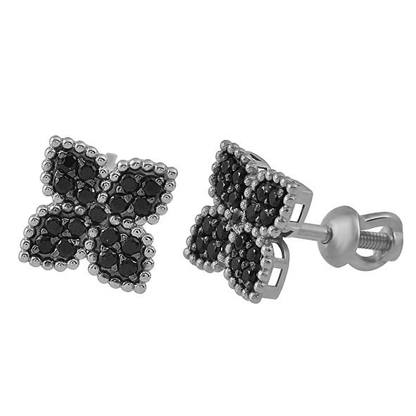 Серьги из белого золота с фианитами Ювелирное изделие - Серьги из белого золота с фианитами в магазине Best-Gold 145214