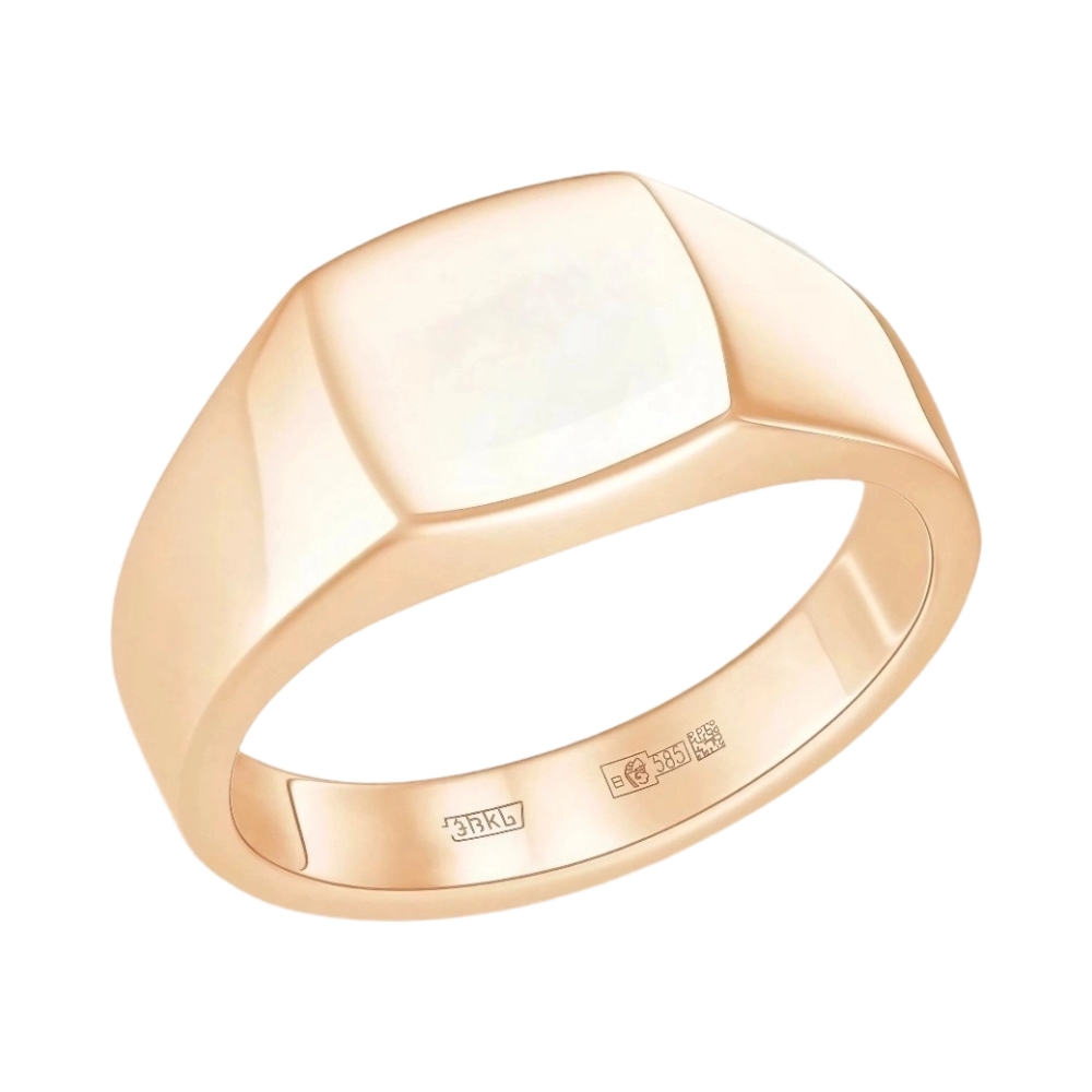 Ювелирное изделие - Мужская печатка из красного золота в магазине Best-Gold 131368