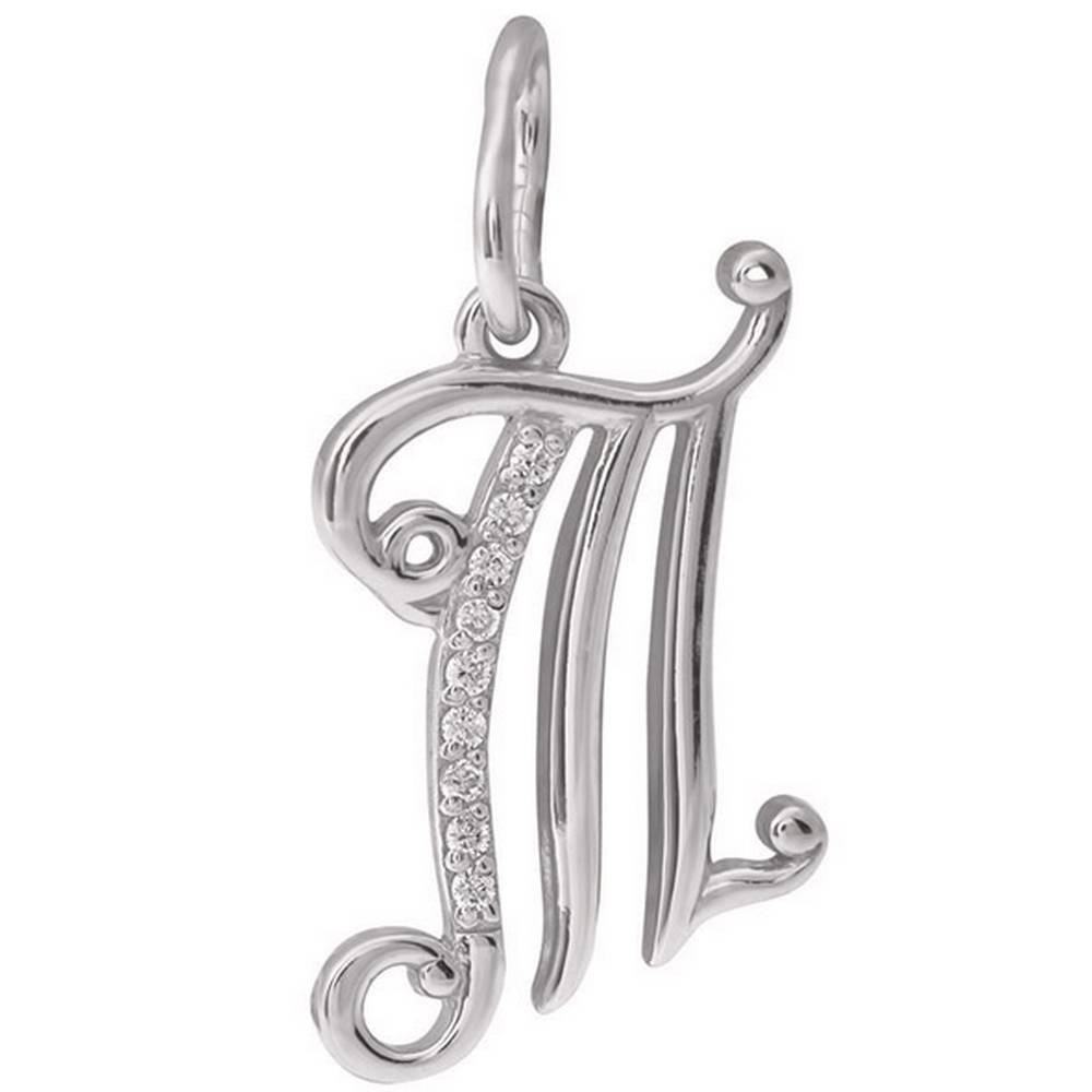 Ювелирное изделие - Подвеска из серебра с фианитами в магазине Best-Gold 080856