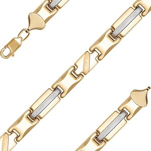 Ювелирное изделие - Браслет мужской из красного золота в магазине Best-Gold 076156