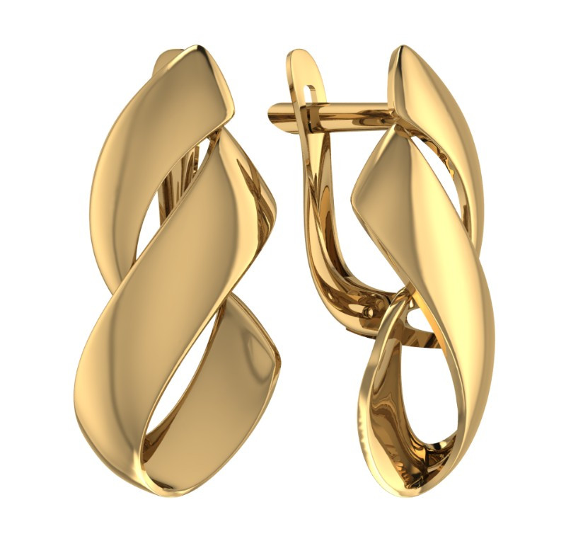 Серьги из жёлтого золота Ювелирное изделие - Серьги из жёлтого золота в магазине Best-Gold 034028