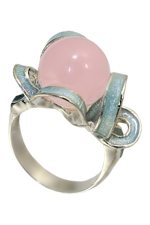 Кольцо из серебра с кораллом Ювелирное изделие - Кольцо из серебра с кораллом в магазине Best-Gold 108985