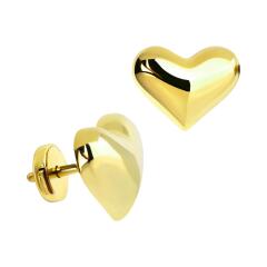 Серьги из желтого золота